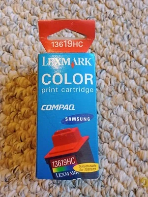 LEXMARK  13619HC  Color Print Cartridge NEW Sealed NOS *Expired Unknown Age* - Image 1 of 4