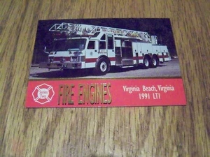 FIRE ENGINES VIRGINIA BEACH, VIRGINIA SERIES TWO TRADING CARD #177 - Picture 1 of 1