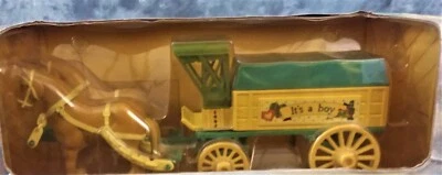 ERTL 1994 CABALLO Y CARRO PRIMER BANCO BEBÉ "ES UN NIÑO" NOS EN CAJA ORIGINAL Foto 1 de 4