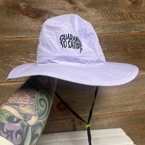 Dutch Bros Kaffee Fischerhut lila "garantiert zufrieden" breite Krempe Einheitsgröße - Bild 1 von 6