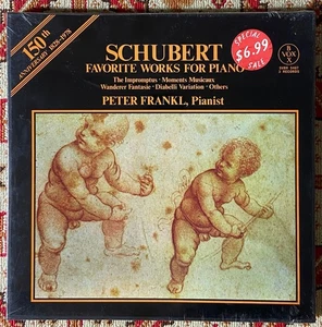 SCHUBERT - FAVORITE WORKS FOR PIANO 3 LP BOX SET NEW SEALED FRANKL - Imagen 1 de 3