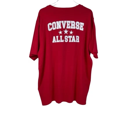 Converse All-Star Double Sided Red T-Shirt Men's Size XL NWT MSRP $35 - Image 1 of 4
