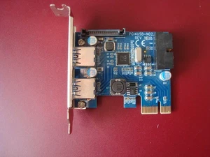 Computer  -  USB3 PCI-Ex_PCI4USB-N02  SL  (Slim-Line) - Bild 1 von 2