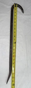 Vintage Wrecker Breaker Pry Crow Bar 24" Inch Nail Puller Heavy Duty Metal - Picture 1 of 3
