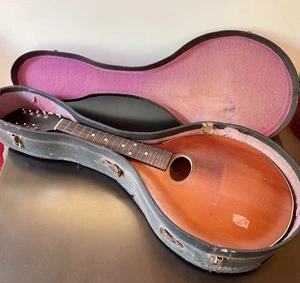 1912 Gibson Mandolin Style A Authentic 8 String Project With Case - Picture 1 of 17