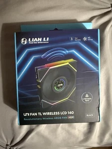 Lian Li UNI FAN TL LCD - 140 - RGB - Einzelpack - Schwarz - NEU FABRIKVERSIEGELT - Bild 1 von 5
