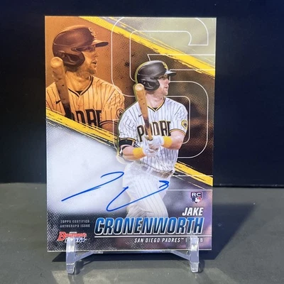 Jake Cronenworth 2021 Bowmen’s Best Auto RC Padres  - Image 1 of 2