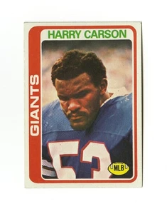 1978 Topps Football Harry Carson #393 New York Giants - Picture 1 of 2