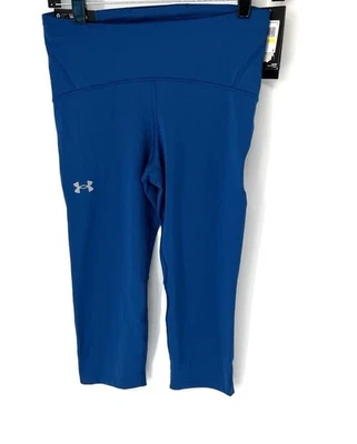 Under Armour NUEVO CON ETIQUETAS Leggings Cortos de Compresión Mujer’s Medianos Ropa Deportiva Azul Foto 1 de 4