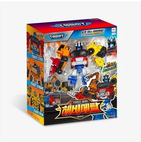 TOBOT Heavy Metal Mini Ver. 3-Car Combine Transformer Robot Figure Korea Toy