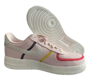 Nike Air Force 1 '07 LX Low Damen 9 Canvas Silt Red Lemon Photon Dust Pink NEU - Bild 1 von 21