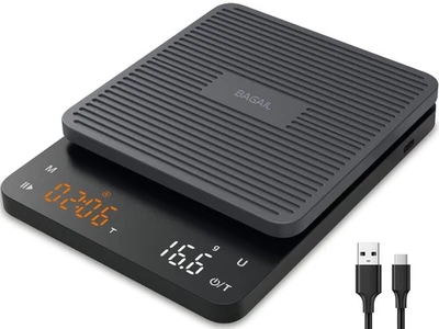 Bagail Kaffeewaage 0 1g Präzise Timer 3000g - Bild 1 von 4