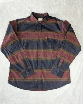 Levi's Shirt Men's Size XL Multicoloured Striped Button Down Long Sleeve  - Image 1 of 4