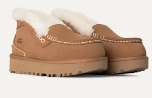 NEW $139 SIZE 10 UGG Women's Ansley PARC Slipper CHESTNUT - Picture 1 of 9