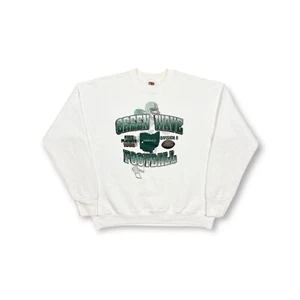 1996 Fruit of the Loom Tulane Green Wave Football State Playoffs Sweater Size L - Picture 1 of 6