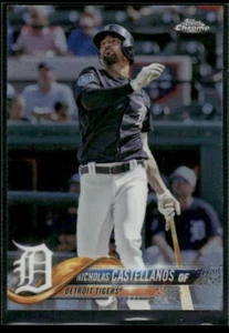 2018 Topps Chrome #104 Nicholas Castellanos Refractor - Imagen 1 de 2