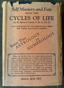THE CYCLES OF LIFE by H. Spencer Lewis - 1944 HC w/ Rare DJ -Rosicrucian Library - Picture 1 of 10