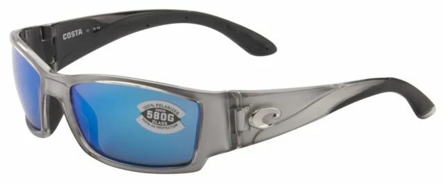 Costa Del Mar CB18OBMGLP Corbina Sunglasses Silver Frame Blue Lens 61.2mm