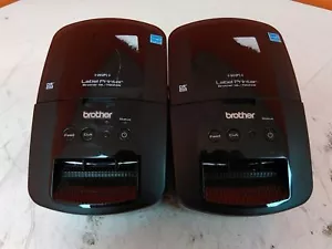 Defective Lot of 2 Brother QL-720NW Thermal Label Printer Bad Printhead AS-IS - Picture 1 of 9