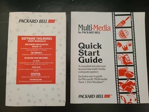 Packard Bell Software Toolworks & Multimedia quick Start Guide User s Manual - Picture 1 of 3