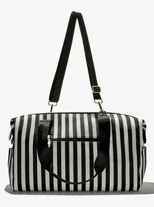 Neu mit Etikett Neu mit Etikett Alice + Olivia Seesack Positano gestreift schwarz weiß - Bild 1 von 3