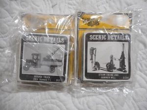 2 new Woodland Scenics HO kits D217 truck, D229 Steam Engine - Picture 1 of 3