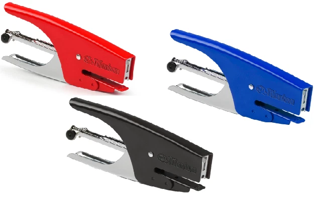 cucitrice spillatrice a pinza Titanium passo 6 e punti metallici Leone - Immagine 1 di 4