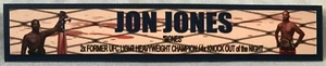 JON JONES UFC FULL COLOR NAME PLATE - Picture 1 of 1