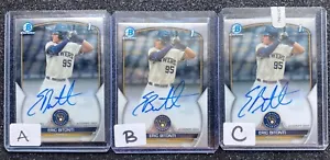 ERIC BITONTI QTY 2023 1st Bowman Draft Chrome Prospect Auto BREWERS CDA-EB - Picture 1 of 1