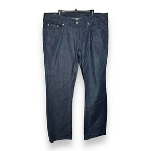 True Religion Bobby Jeans Men’s Size 42x34 Blue Denim Made in USA Black Label - Picture 1 of 11