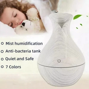 LED Air Diffuser Aroma Oil Humidifier Electric Light Up Bedroom Relaxing Defuser - Picture 1 of 13
