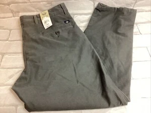 NUEVO CON ETIQUETAS DOCKERS Cómodo Tejido Chino Calce Recto Inteligente 360 Verde/Gris Talla 33 x 30 - Imagen 1 de 6