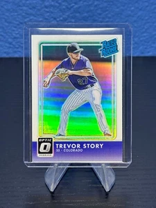 2016 Donruss Optic Trevor Story Rated Rookie #53 Colorado Rockies - Foto 1 di 2