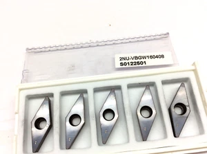 5 x  CBN- Wendeplatten 2NU-VBGW 160408 S01025 CBN20 NEU!! Mit Rechnung! - Picture 1 of 1