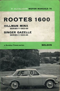 Hillman Minx Singer Gazelle 1600cc 1963-1965 Olysager Motor Manual - Picture 1 of 1