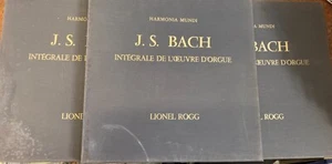 LIONEL ROGG / BACH complete organ works / HARMONIA MUNDI 3 box sets 18 LP - Picture 1 of 1