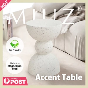 MIUZ Side Table Round Coffee Table Chair Stand Indoor Outdoor End Accent Tables - Picture 1 of 9