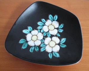 Herta Gerz Gertz Bowl Dish Dogwood Provincial Flower B.C. Ceramics MCM Canada - Picture 1 of 8