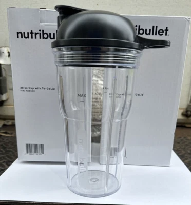 LOTE DE 2 tazas Nutribullet de 20 oz con tapa para llevar NUEVO AMBC20 Foto 1 de 3