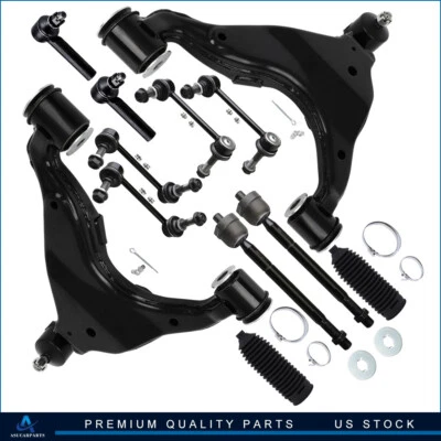 Barra estabilizadora de extremo de barra de amarre brazo de control delantero apto para Toyota Tacoma 2005-2015 12 piezas Foto 1 de 4