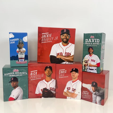 Lot Of 7 Boston Red Sox Stadium Giveaway Bobbleheads Gnome Price Bogaerts Sale Cover