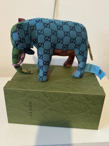 Gucci GG Decorative Canvas Elephant. New with Box and Dust Bag - Picture 1 of 4