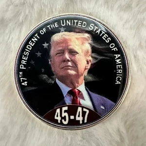 Donald Trump 45. Präsident Gedenkmünze Unterstützer Memorabilia Geschenk 1 Stück - Bild 1 von 4
