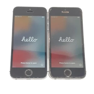 Bundle x 2 Apple iPhone SE A1723 16GB Space Gray Unlocked SmartPhone - Picture 1 of 10