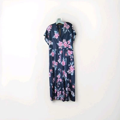 Mono Sandra Darren azul marino floral para mujer talla Med/Lg - Nuevo con etiquetas de gran tamaño  Foto 1 de 4