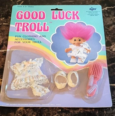 De colección Muñeca Russ TROLL Buena Suerte ROPA DIVERTIDA y Vestido de Acceso para Troll de 6" Nuevo Foto 1 de 3