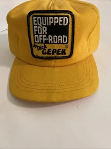 Vintage Dick Cepek gelbe SnapBack Mütze - Bild 1 von 5