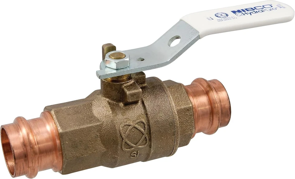 NIBCO CLPC585-80-LF  1/2" Press Bronze Ball Valve 574598 - Image 1 of 1