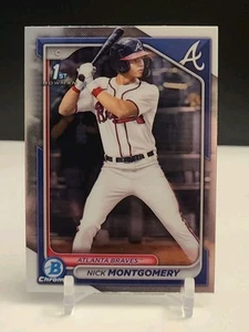 Bowman Draft 2024 cromo Nick Montgomery #BDC-129 1st Bowman radiocontrol - Imagen 1 de 2