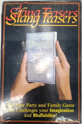 Vintage Slang Teasers Word Game Volume I - Games Party Game New Sealed - Image 1 of 4